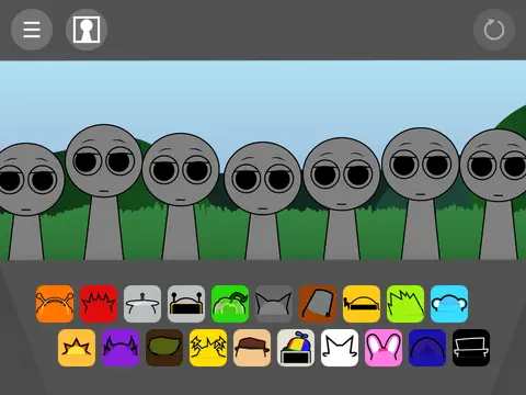Sprunki Retake Unofficial Remix game featuring enhanced characters and sounds