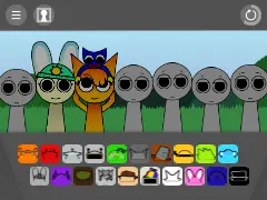 Sprunki Retake Update Remix V4 game logo cover image