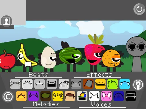 Updated sprunki retake version with whitehat OC remix and bonus characters