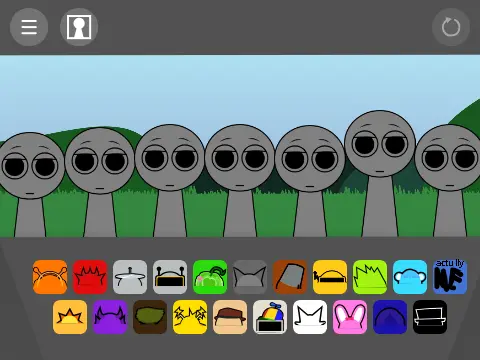 Sprunki Retake V2 Game Showing Enhanced Features and Interface
