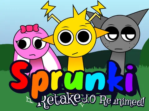 Sprunki Retake Version 3.0 Reanimed Cocrea - Horror Mod Game Cover