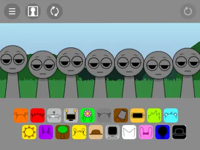 Sprunki Retake V2 featuring original sprunki characters