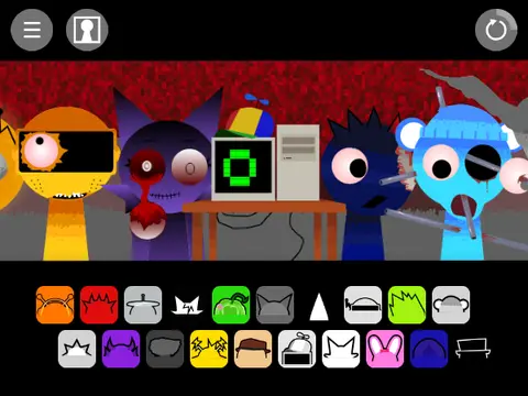 Sprunki Retake logo featuring Kate and Drud characters in special edition