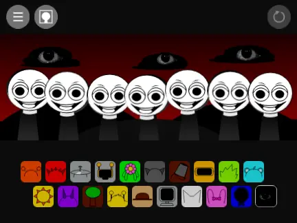 Sprunki Retired Almost Finished game featuring complete Sprunki character collection