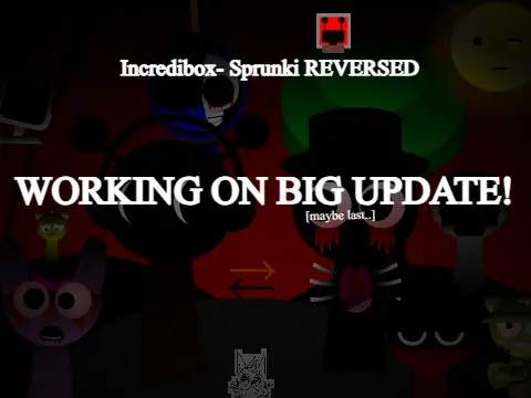 Official Sprunki Reversed Remix game logo featuring inverted character designs