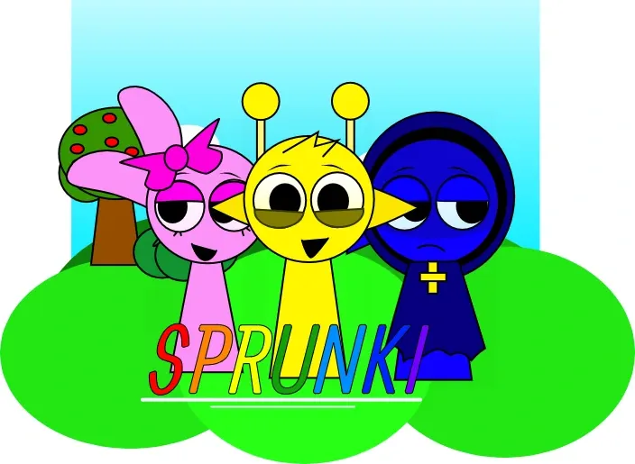 Sprunki Rewritten - The Definitive Edition Sprunki Rewritten Game Cover Art