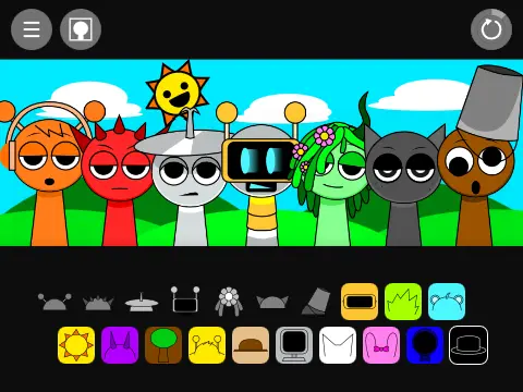 Sprunki Rewroat Incredibox Mod Cover