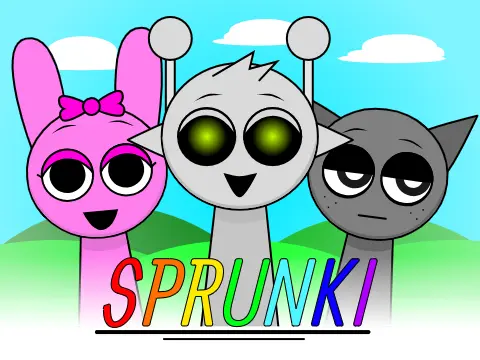 Sprunki Robot Mod Game Logo