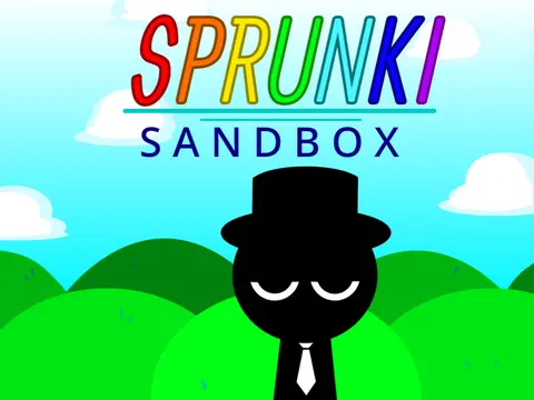 Sprunki Sandbox Version 1.1 Official Cover Art - Horror Mod Gameplay