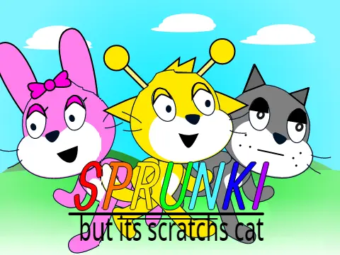 Sprunki Scratch Cat Logo - Create Custom Sprunki Characters