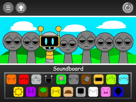 Cover for the family-friendly, horror-free Sprunki Scratch-Friendly Remix game