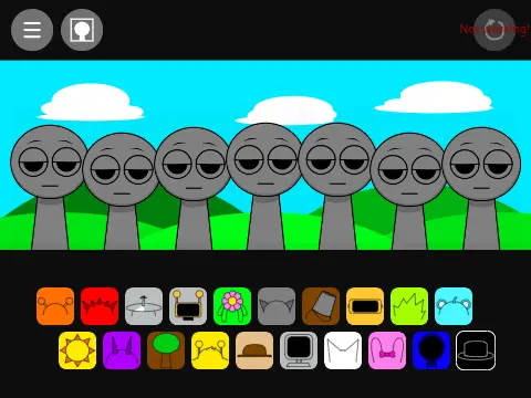 Sprunki Scratch Remix Game Cover - Animated characters music mixer