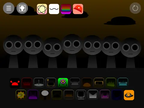 Sprunki Shifted game logo featuring updated character design with sound wave elements