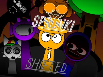 Official Sprunki Shifted Old game logo featuring shifted characters