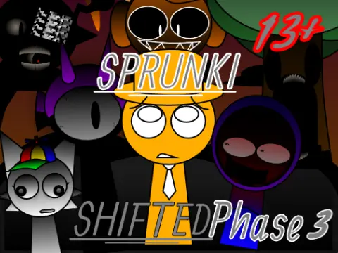 Official logo for Sprunki Shifted V2 Phase 3 game