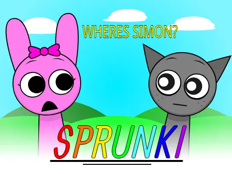 Sprunki Simon Is Missing hidden object adventure game