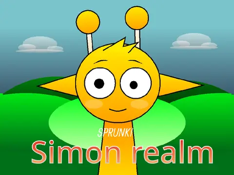 Sprunki Simon Realm Game Cover Art
