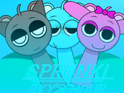 Official logo for Sprunki Simon Time Remix game featuring Simon character