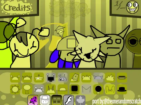 Sprunki Singing Friends Mustard Event Gameplay Gameplay screenshot of Sprunki Singing Friends Mustard Event