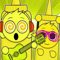 Sprunki Singing Friends Mustard Event Logo
