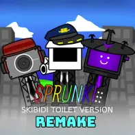 Sprunki Skibidi Toilet Remake Game Logo