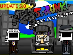 Official Sprunki Skibidi Toilet Update 2.5 Babies Game Cover