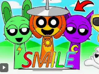 Sprunki Smiling Critters Edition Game Logo