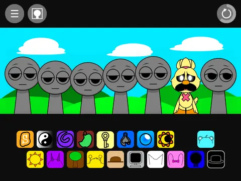 Sprunki Smiling Critters WIP Game Logo