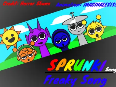 Logo for Sprunki Song Freaky Song online music creation game