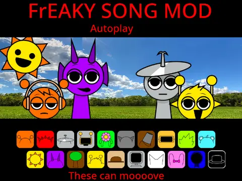 Sprunki Song Freaky Mod Game Cover Art