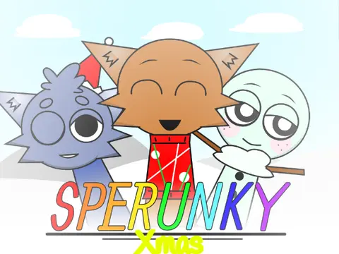 Official Sprunki Sperunky Christmas Mod Cover Art