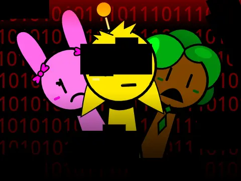 Official logo of Sprunki Sprinkle Celesteal Famy game featuring colorful characters