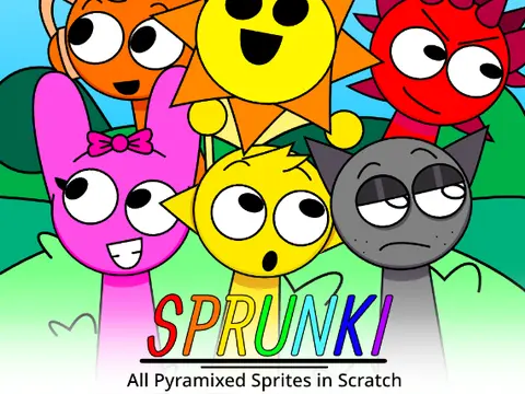 Sprunki Sprite Pyramixed Version in Scratch - Pixel Art Music Game