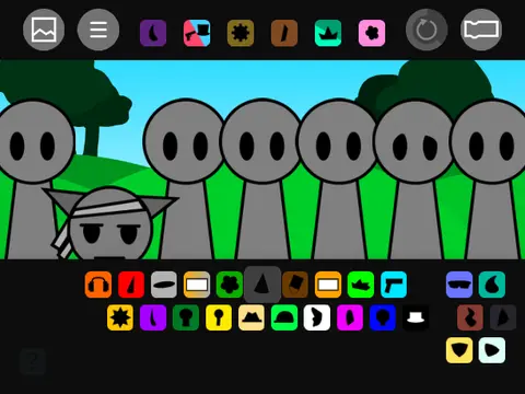 Official logo for Sprunki Spruted Real Version game