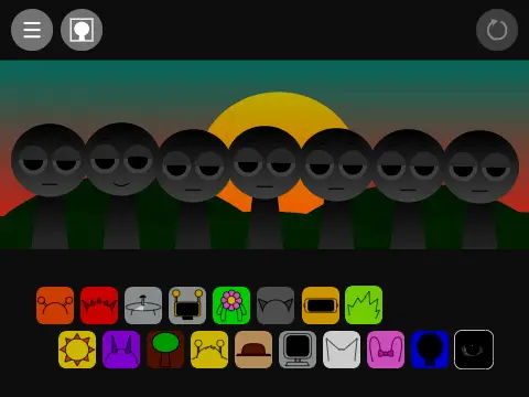 Sprunki Sunset Sprunki Mod - Relaxing Music Creation Game