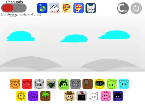 Official logo for Sprunki Super Tunes Recreation Remix music game