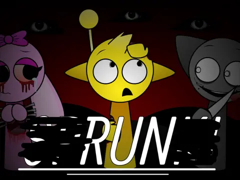 Sprunki Swap Cancel Update Characters Game Logo - Horror Mod Edition