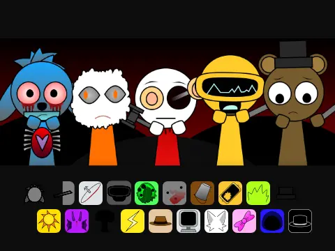 Sprunki Swap Different Mods Game Cover - Multiple Character Variations