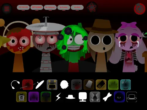 Official logo for Sprunki Swapped Retextured game featuring retextured characters