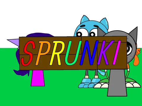 Sprunki Telephonies CH Part game logo featuring Sprunki characters in musical gameplay