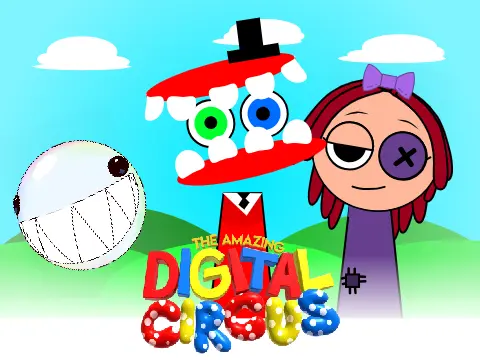 Sprunki The Amazing Digital Circus V2 Logo