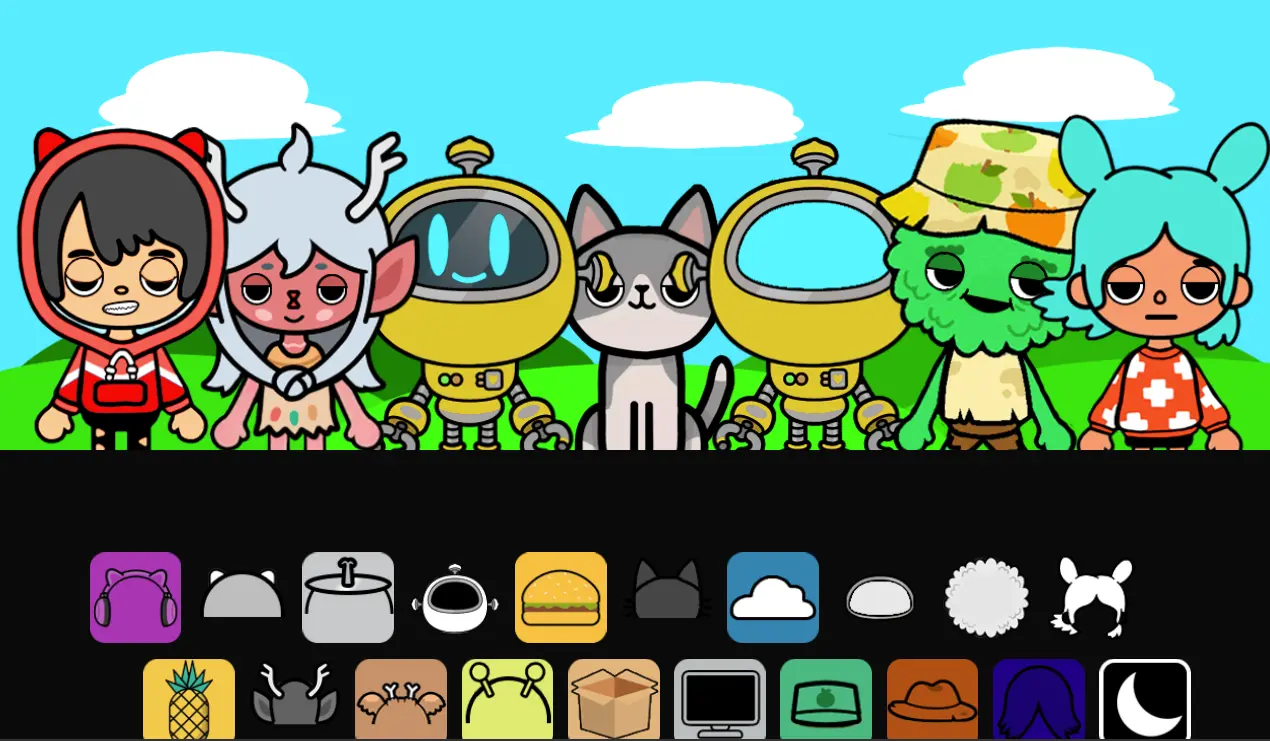 Sprunki Toca Gameplay Gameplay screenshot of Sprunki Toca showing touch interactions