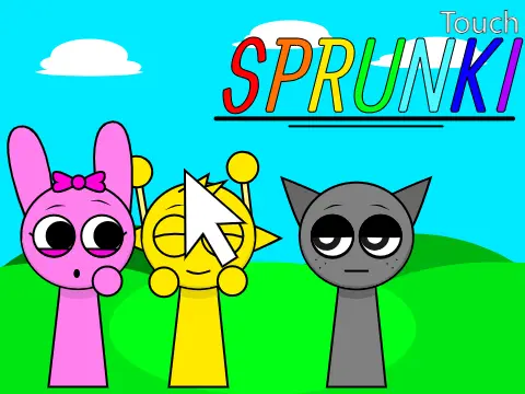 Sprunki Touch Game Logo - Interactive Incredibox Experience