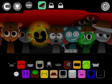Official Sprunki Tunner Treatment character modification game logo