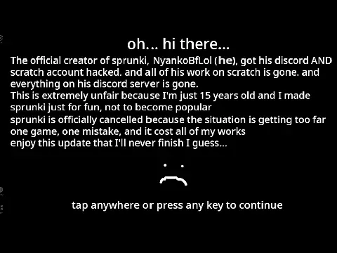 Sprunki Update Cancelled But Remake showing revived content from previously cancelled project