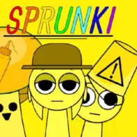 Sprunki Version Mostard Remix Official Logo - Horror Edition