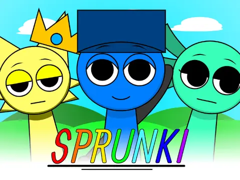 Logo for Sprunki with Bluebird Bill Incredibox Mod Game