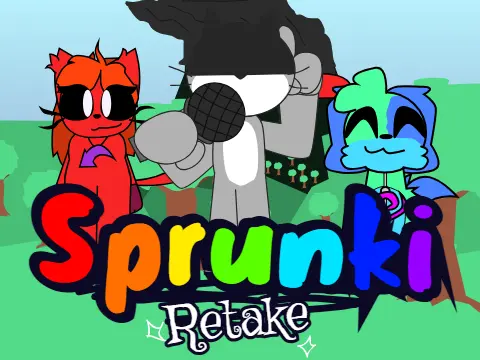 Sprunki with Ghosty's Gang ECF Retake character and music interface