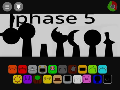 Sprunki With Secret game logo featuring mysterious characters