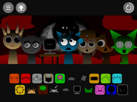 Sprunki with Three of My OCs Logo Cover